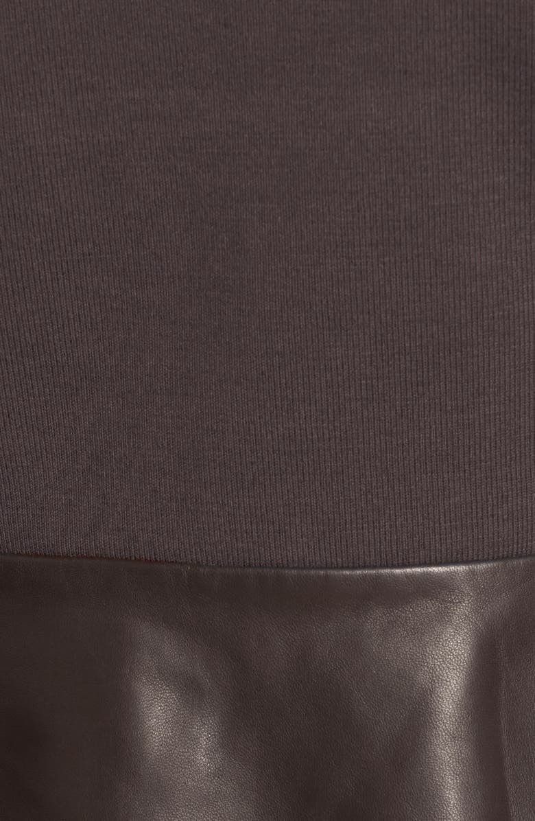 Classiques Entier<sup>®</sup> Leather & Knit Jacket, Alternate, color, 