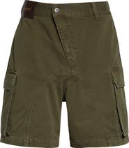 JW Anderson Twisted Cotton Cargo Shorts