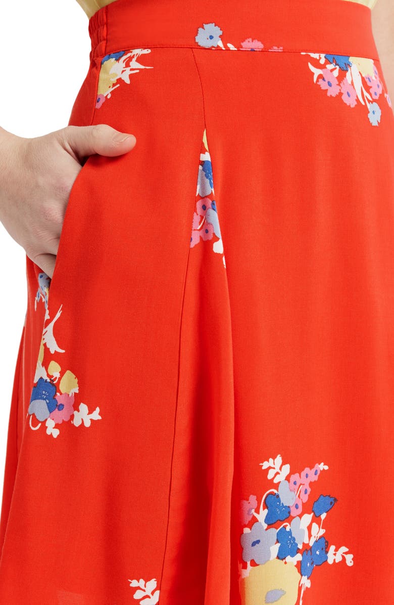 ModCloth Stay Sassy Swingy A-Line Skirt, Alternate, color, 