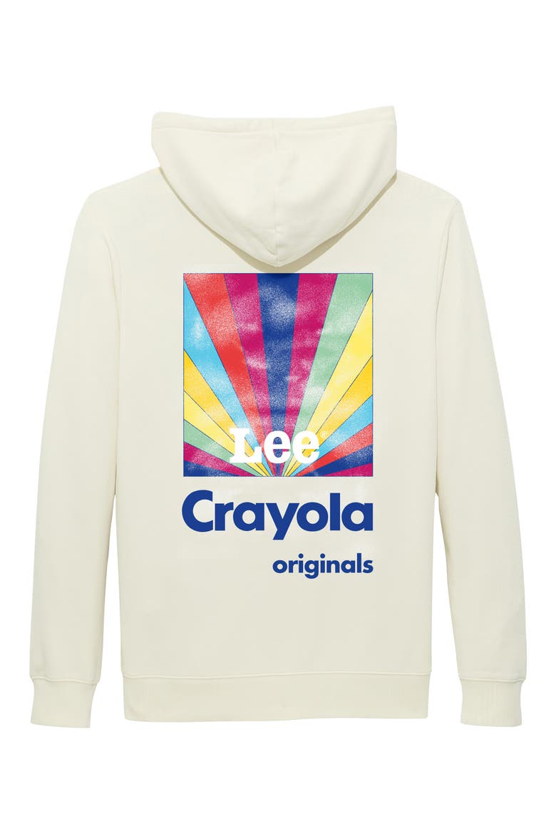 x Crayola Cotton Blend Hoodie, Alternate, color, ECRU