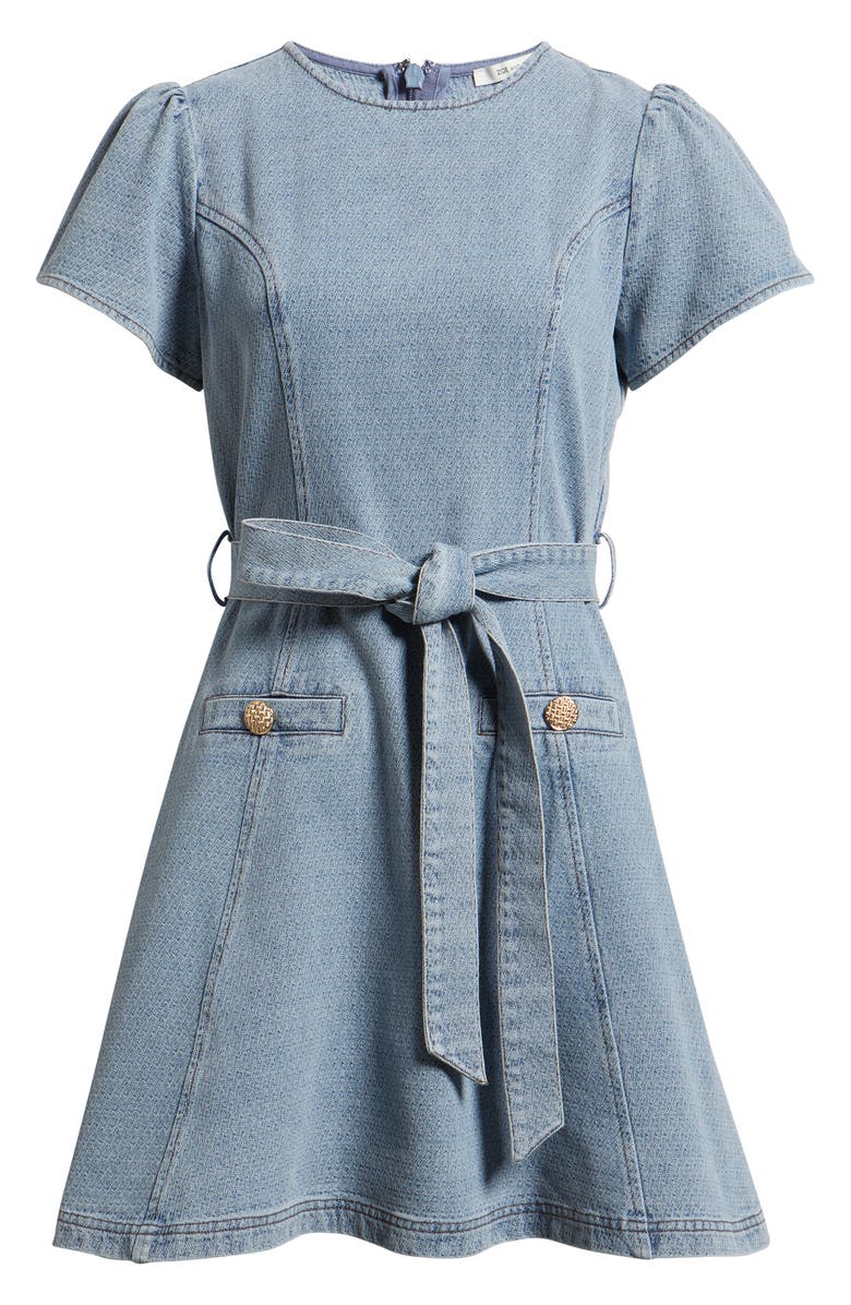 ZOE AND CLAIRE Denim Minidress, Alternate, color, Denim