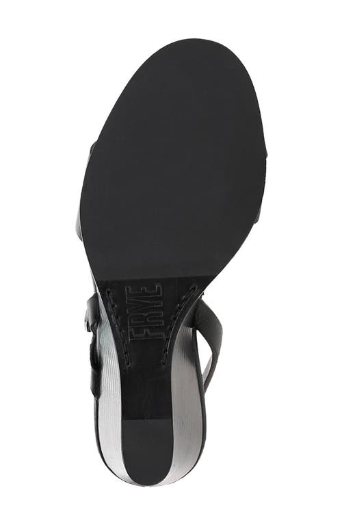 Frye Rachel Slingback Wedge Sandal In Black