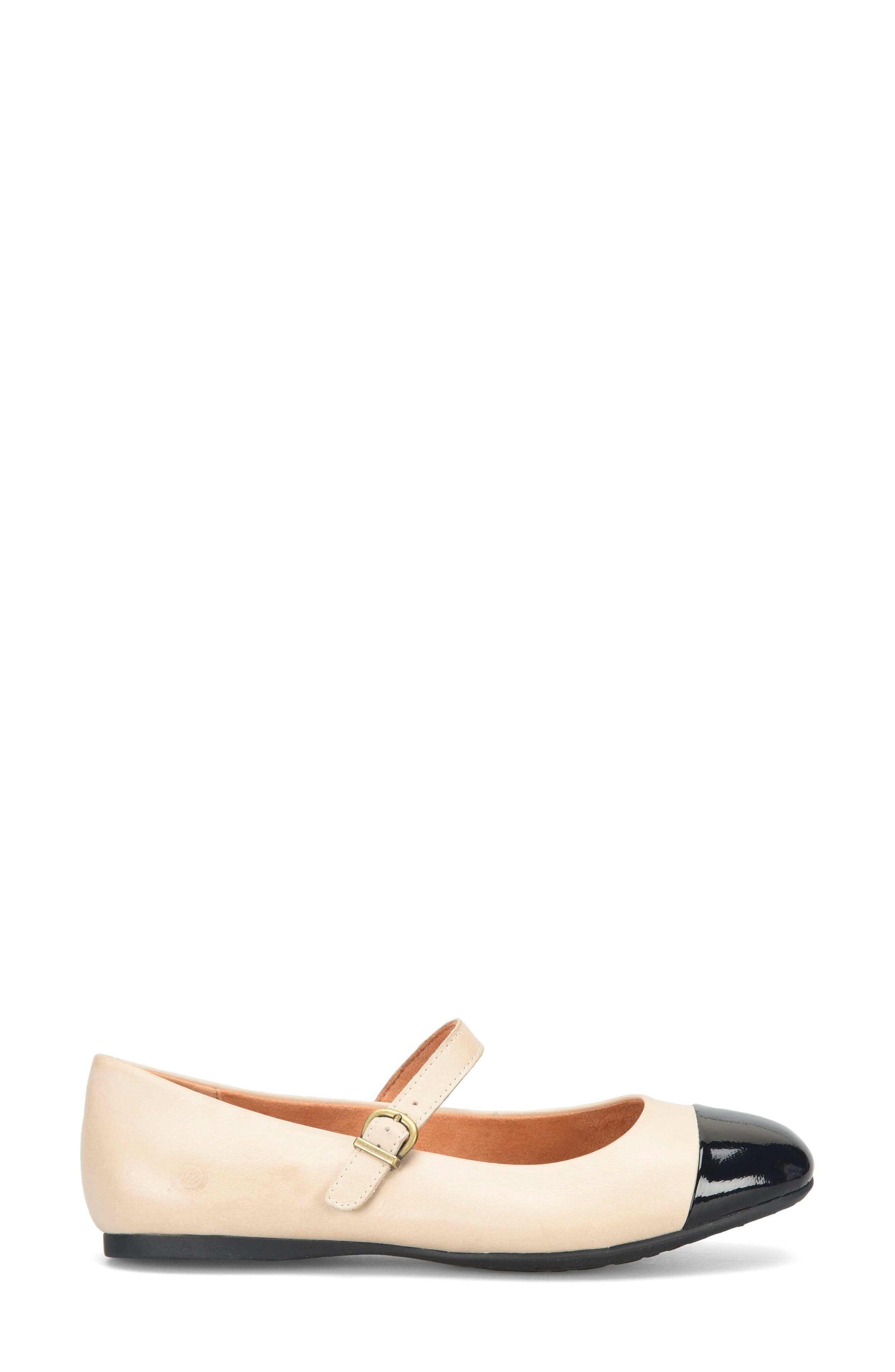 Børn Batti Mary Jane Flat, Alternate, color, Cream