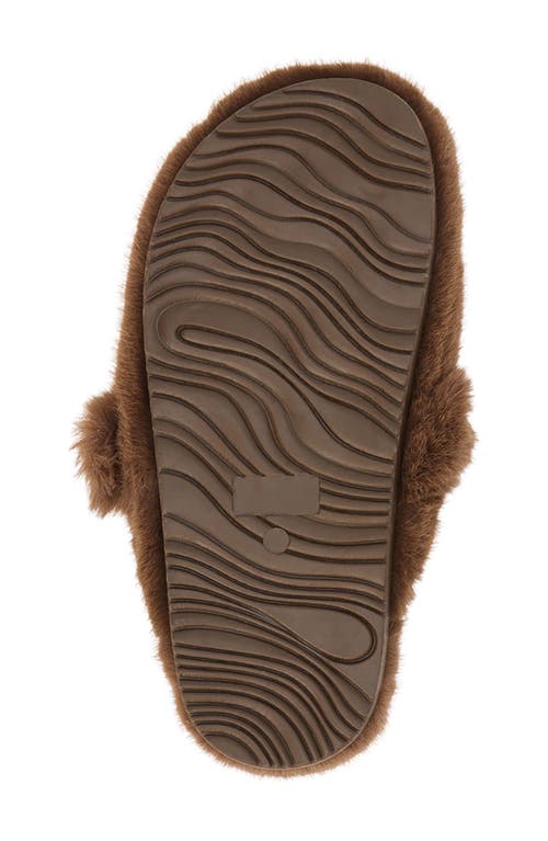 Matisse Portland Faux Fur Clog In Brown