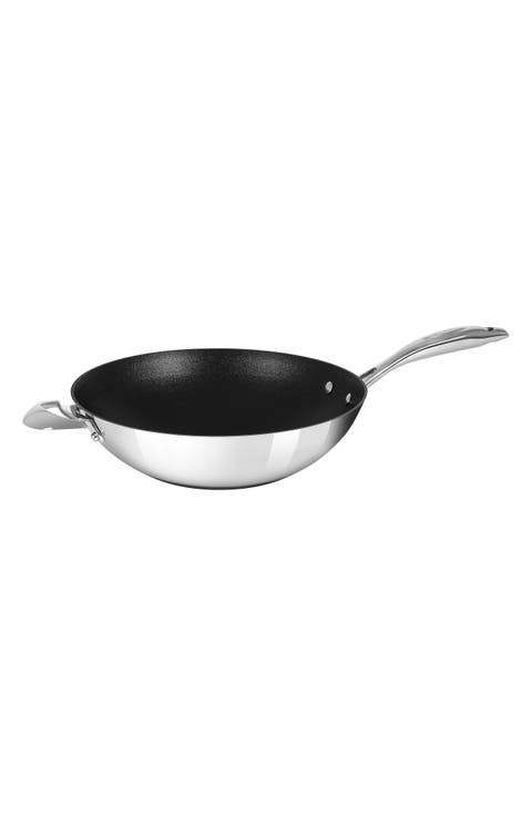 HaptIQ 12.5-Inch Stainless Steel Wok