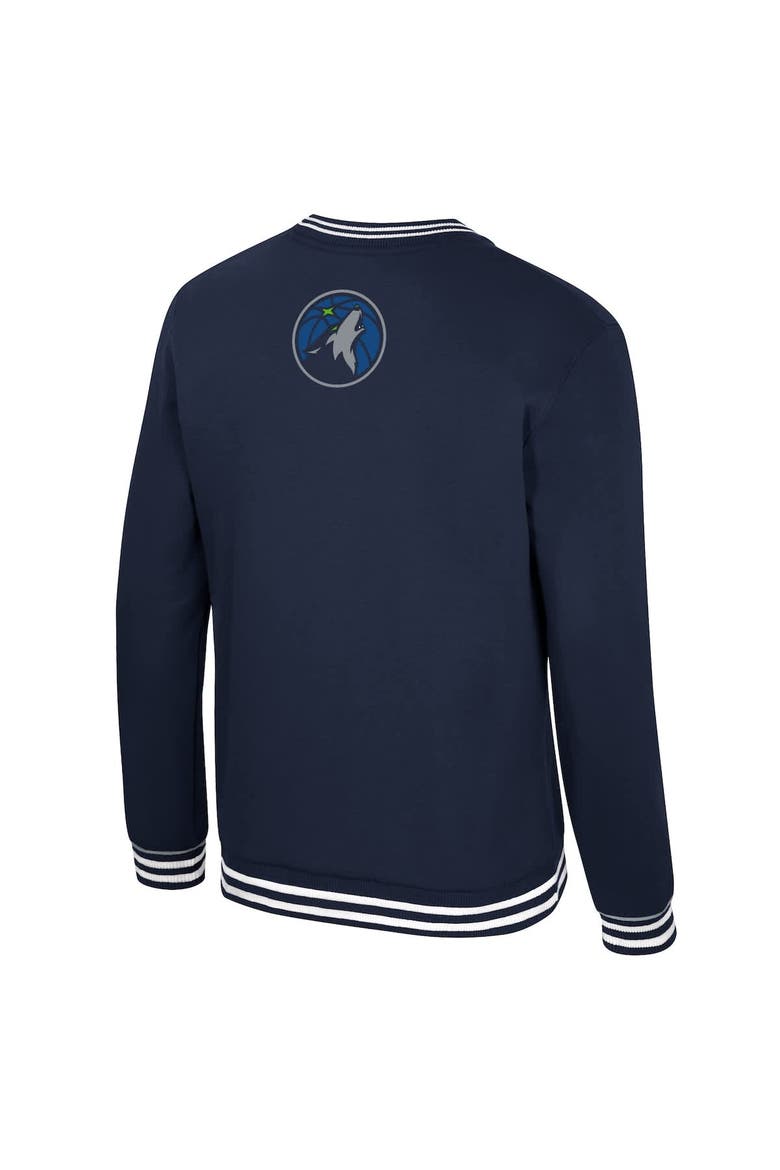 Unisex Stadium Essentials Navy Minnesota Timberwolves Half-Time 2 Pullover Sweatshirt, Alternate, color, Navy