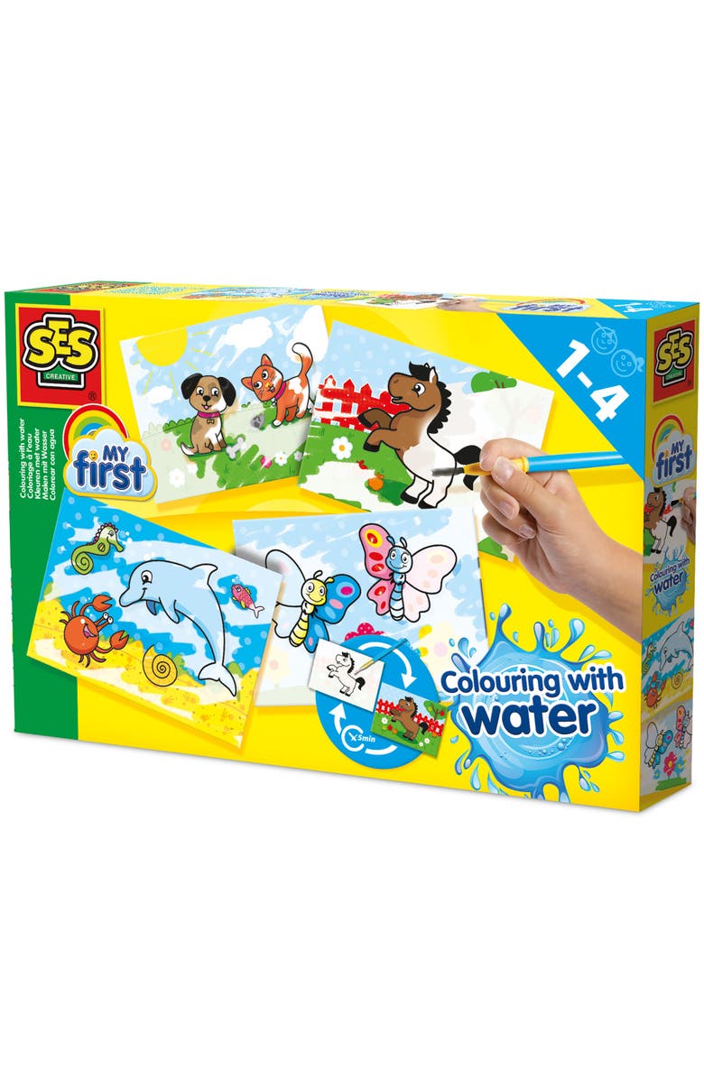 SES Creative My First Coloring With Water, No Mess Art Painting Set, Kids 1+, Main, color, 