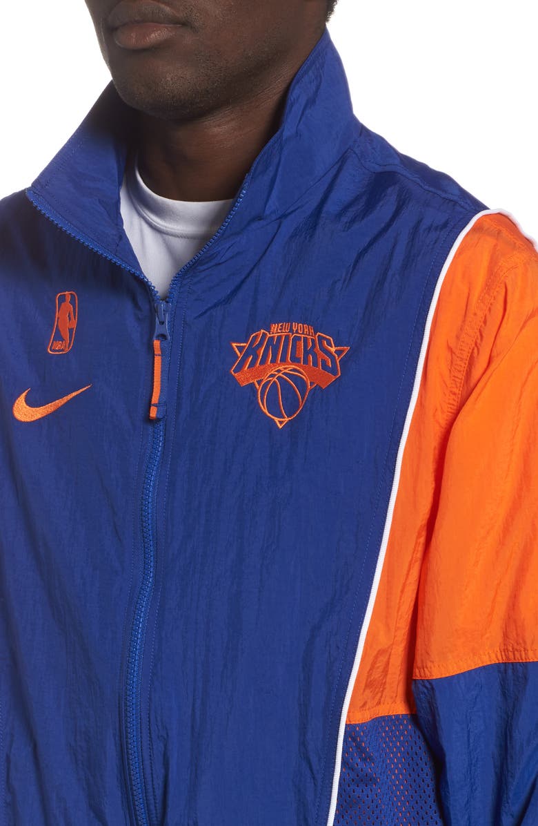 Nike New York Knicks Tracksuit Jacket, Alternate, color, 