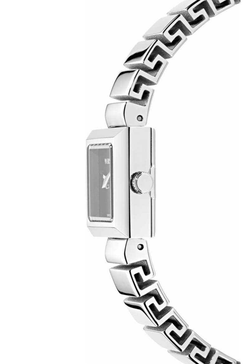 V-Square Petite Bracelet Watch, Alternate, color, STEEL