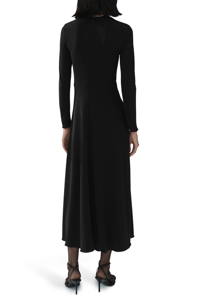 MANGO Long Sleeve Knit Maxi Dress, Alternate, color, 