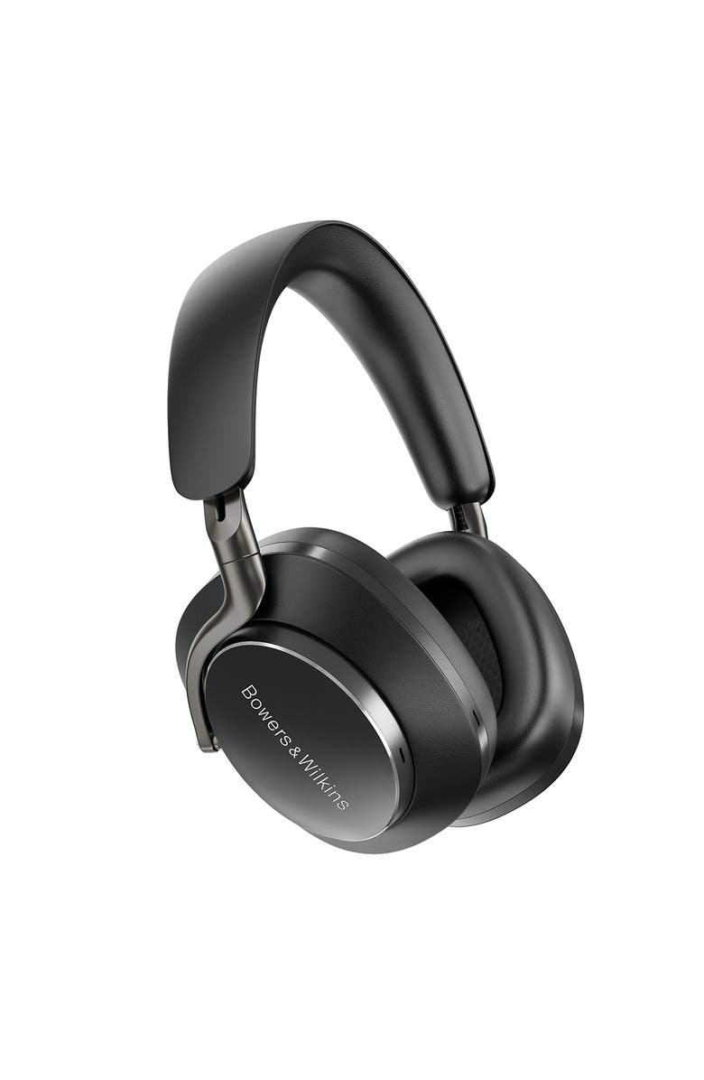 Bowers & Wilkins Px8 Wireless Bluetooth Over-Ear Headphones with Active Noise Cancellation, Main, color, Black