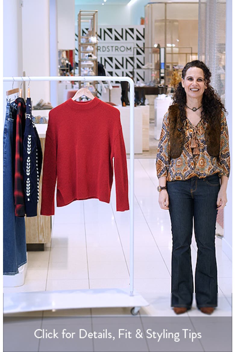 Miranda Crewneck Cashmere & Silk Sweater video
