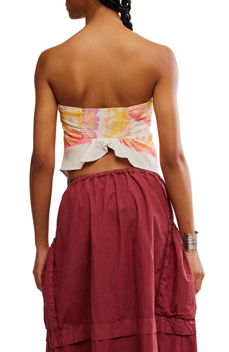 Free People Better Than That Strapless Top, Alternate, color, Ivory Combo