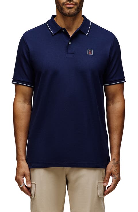 Joseph Tipped Pima Cotton Piqué Polo