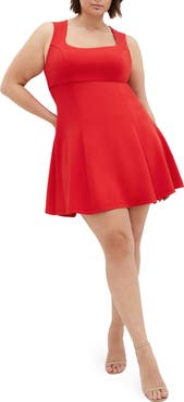City Chic Bree Fit & Flare Dress