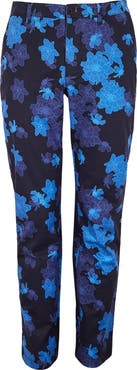 Lords of Harlech Charles Stretch Twill Flat Front Pant