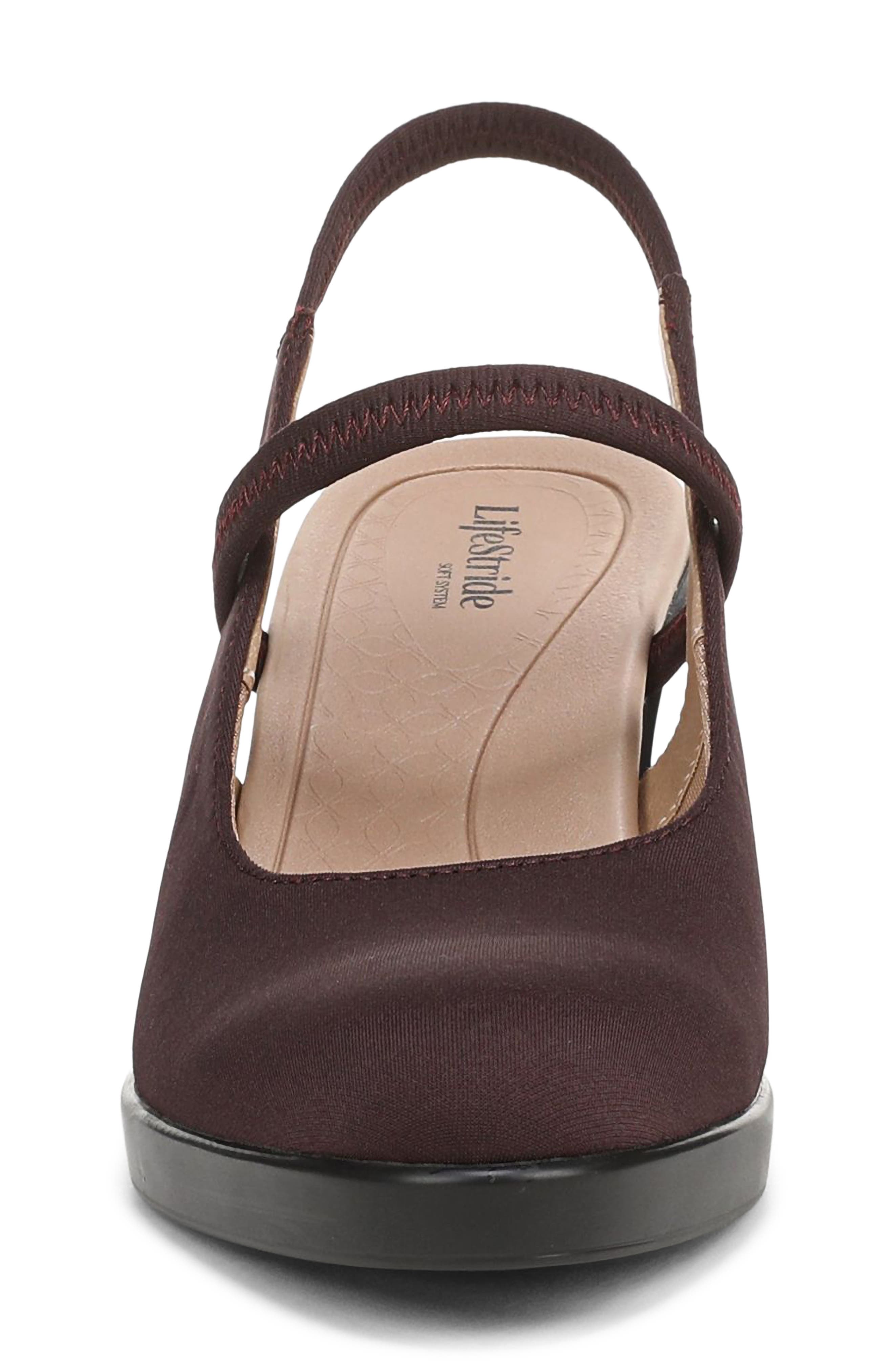 Evoke Slingback Mary Jane Platform Pump, Alternate, color, CHOCOLATE PLUM