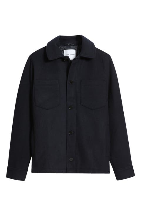 Sapally Wool Blend Shirt Jacket