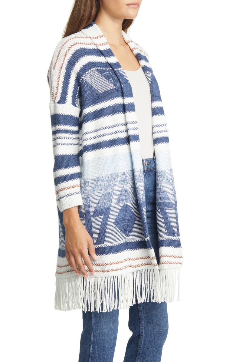 NIC+ZOE Rolling Clouds Fringe Cardigan, Alternate, color,