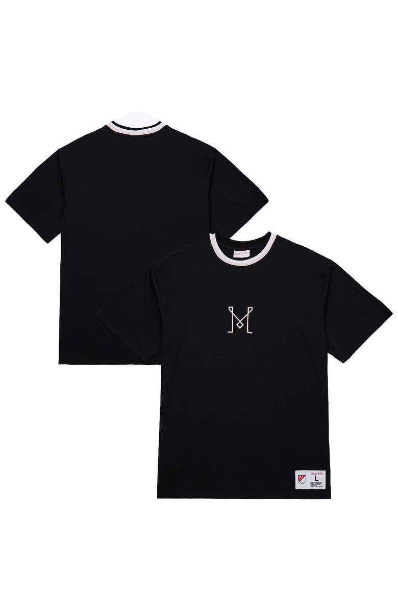 Mitchell & Ness Black Inter Miami CF Playmaker T-Shirt, Alternate, color, Black
