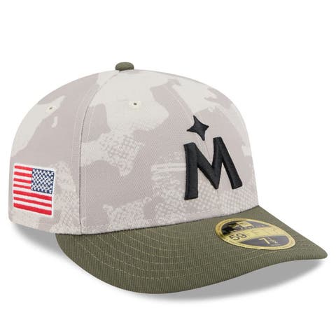 Men's New Era Light Beige/Olive Minnesota Twins 2025 Armed Forces Day Low Profile 59FIFTY Fitted Hat