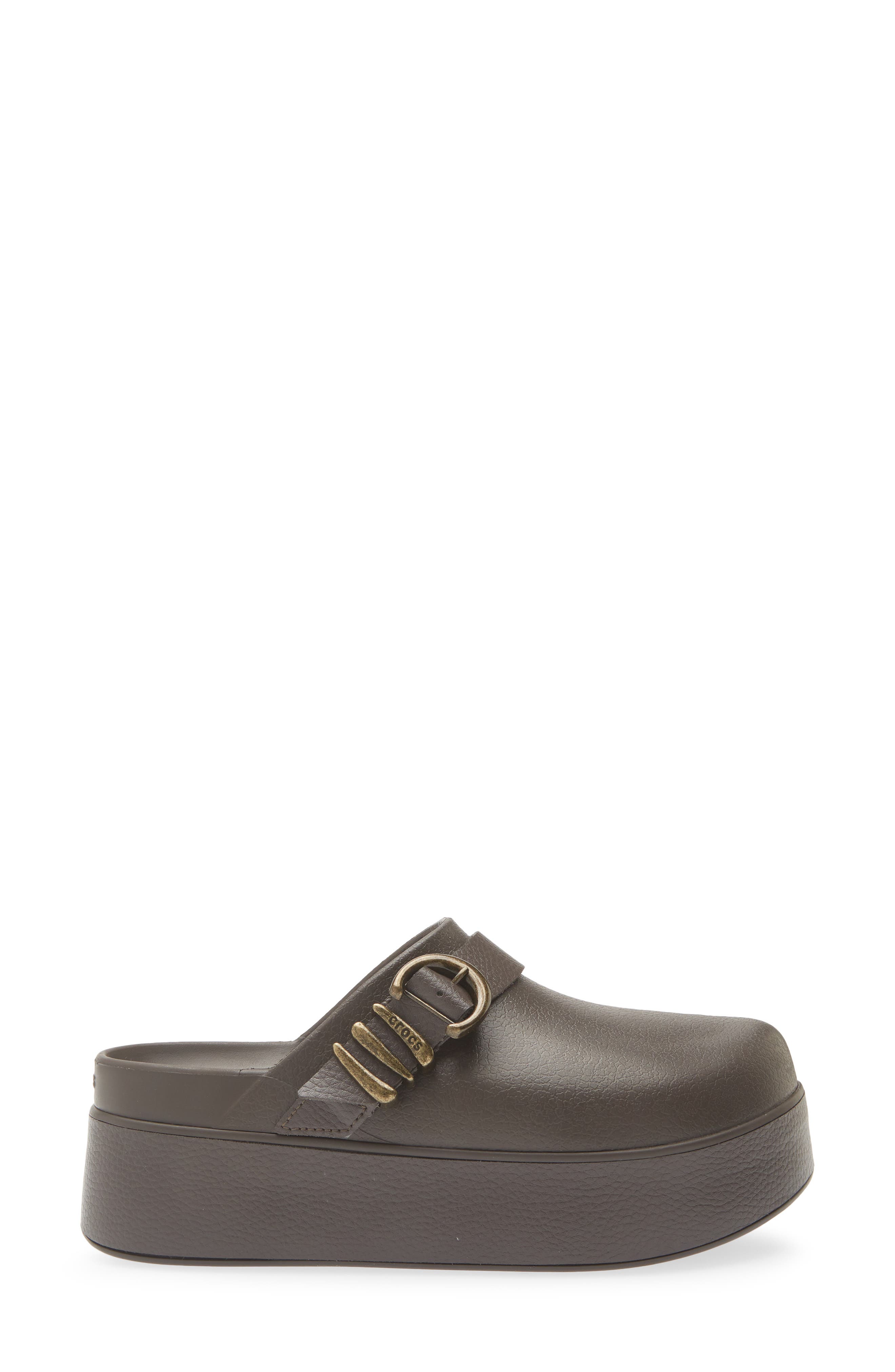 Dylan Boho Buckle Platform Clog, Alternate, color, ESPRESSO