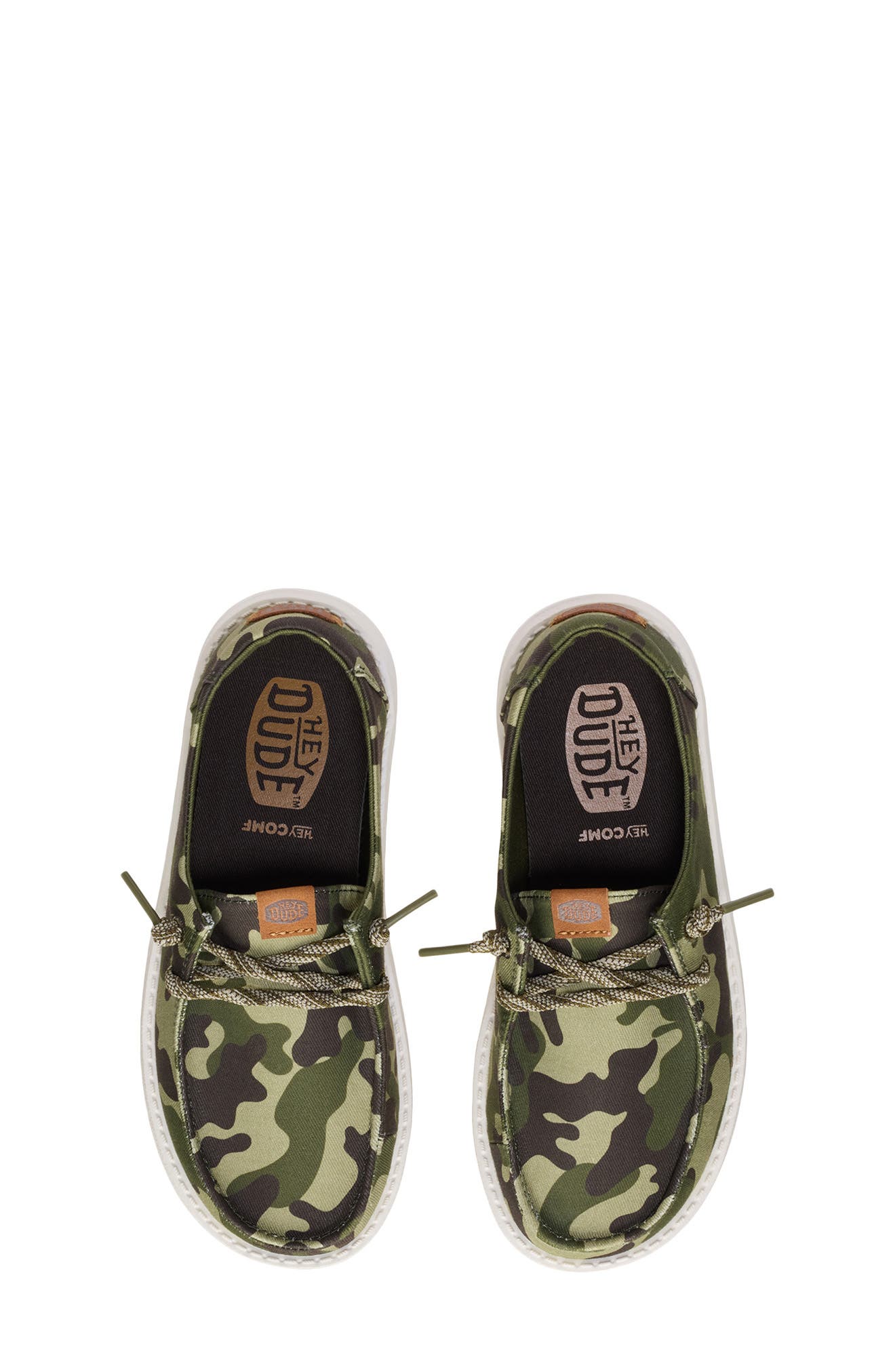 Kids' Wendy Essential Camo Slip-On Shoe, Alternate, color, GREEN