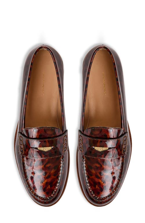Bruno Magli Lola Penny Loafer In Burgundy