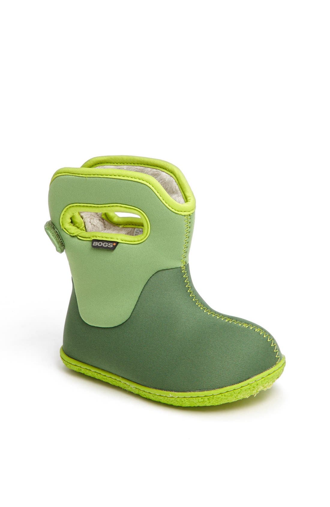 Baby Bogs Insulated Waterproof Rain Boot, Main, color, GREEN