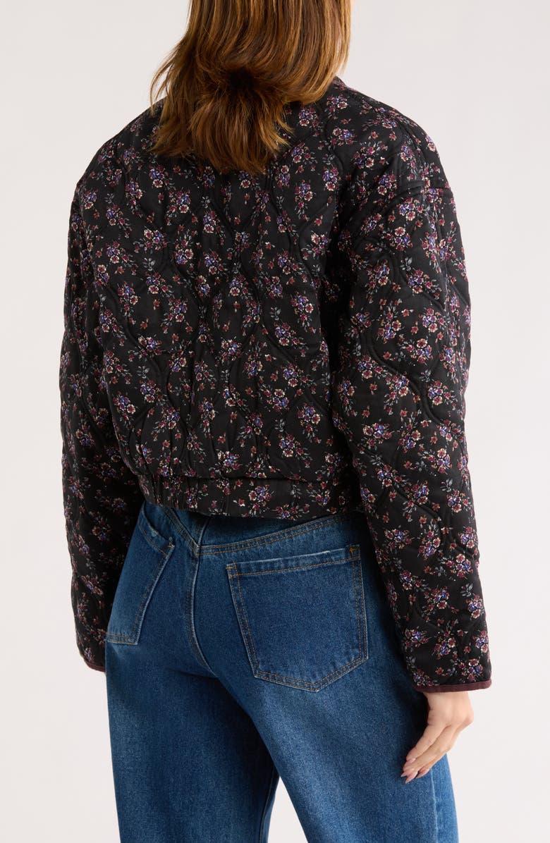 BLANKNYC Quilted Jacket, Alternate, color, Fall Bloom