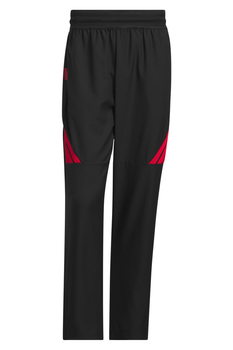 Anthony Edwards Crazy Lite Pants, Alternate, color, BLACK/ PURE RUBY