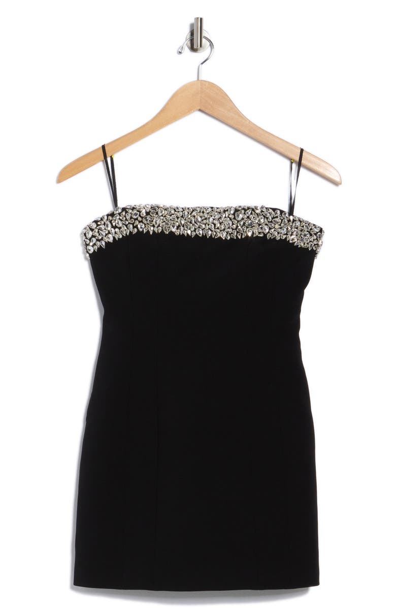 A.L.C. Elsie Crystal Embellished Strapless Minidress, Alternate, color,