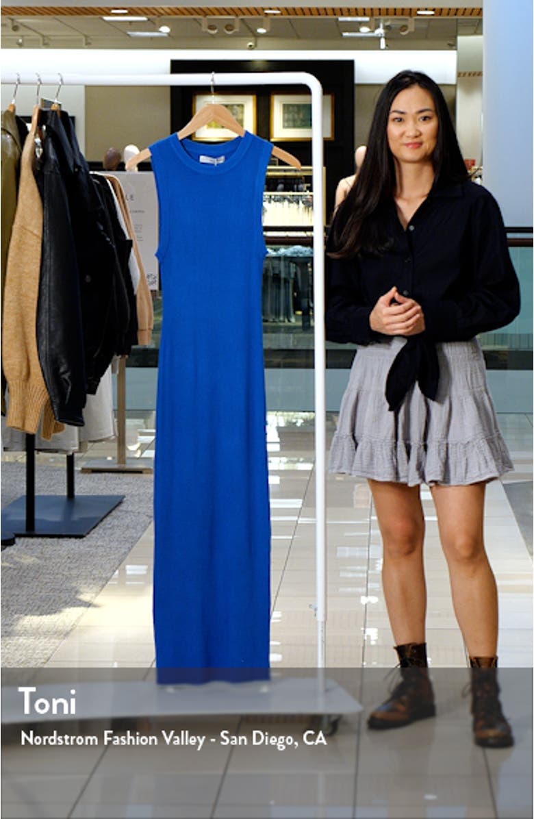 Sleeveless Maxi Sweater Dress, sales video thumbnail