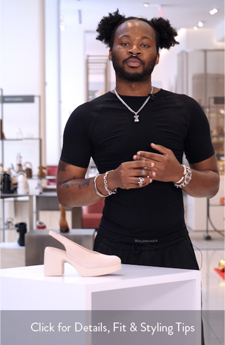 Naima Platform Slingback Pump, sales video thumbnail