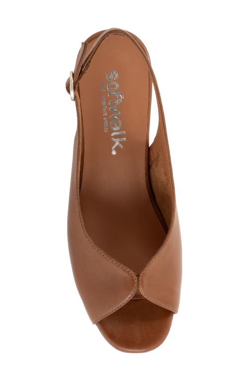 Softwalk ® Lakewood Slingback Sandal In Luggage