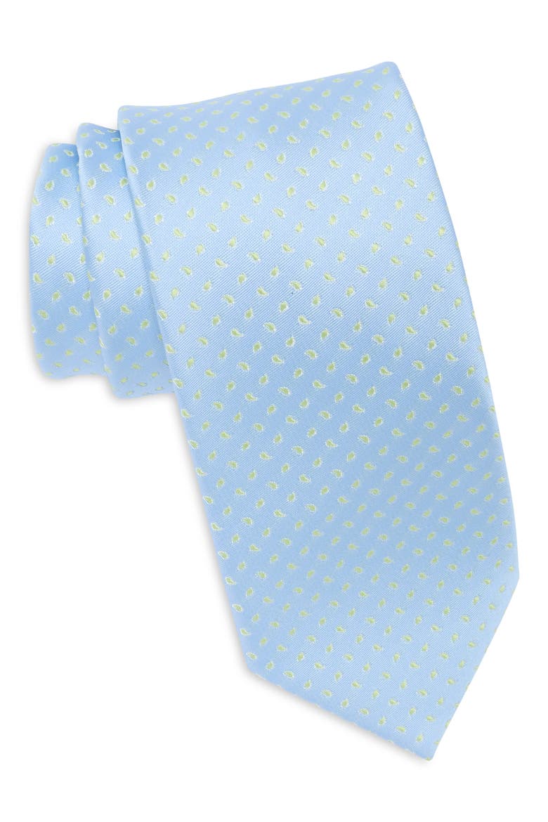 Darrin Paisley Jacquard Tie, Main, color, BLUE