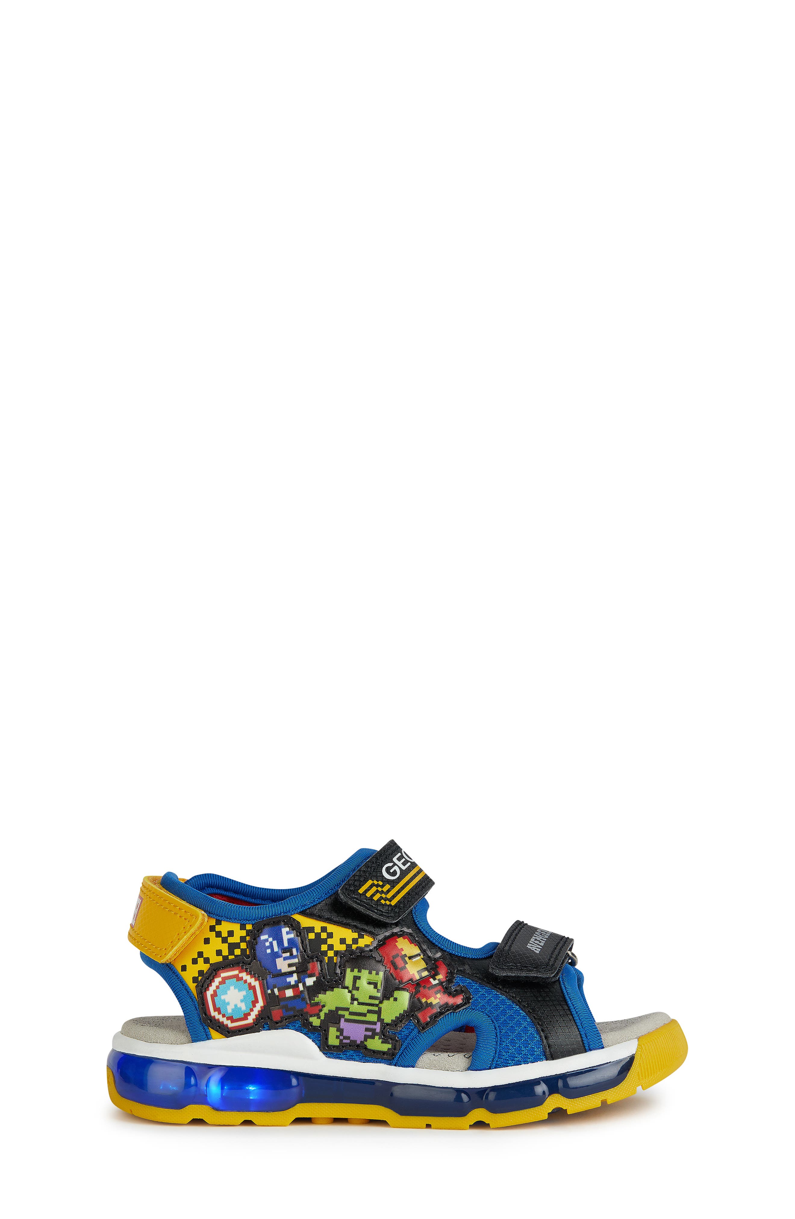 Geox x Marvel Kids' Android Sandal, Alternate, color, 