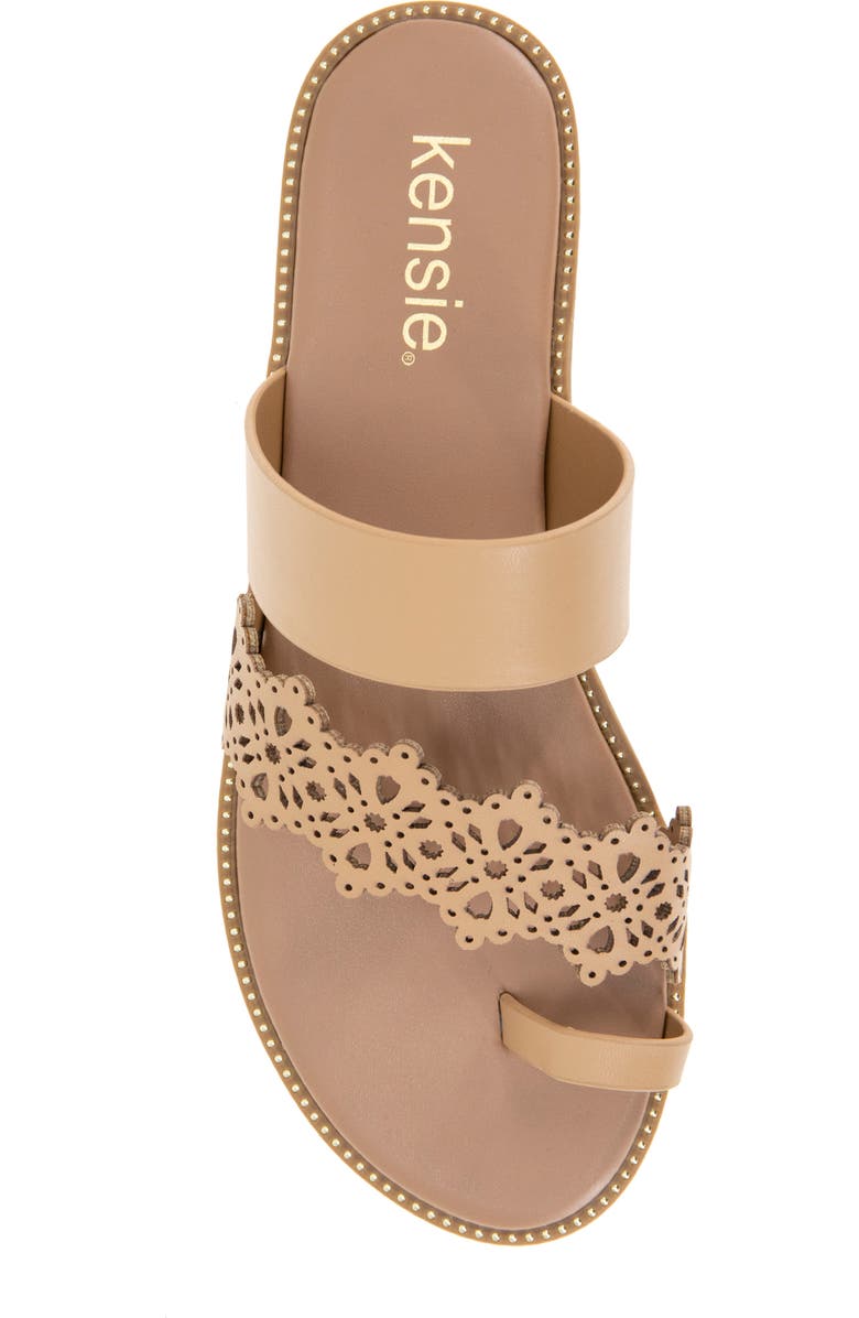 Kensie Marianna Toe Loop Sandal, Alternate, color, Tan
