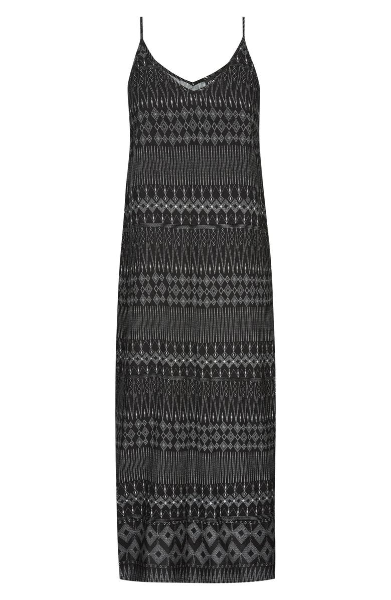 City Chic Safari Maxi Dress, Alternate, color,
