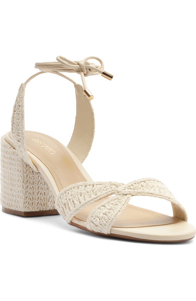 Arezzo Andy Ankle Strap Sandal, Main, color, Panacota