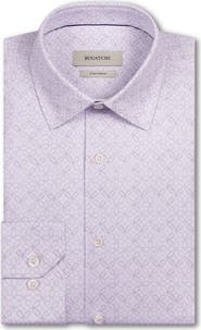 Bugatchi James OoohCotton® Geo Floral Button-Up Shirt