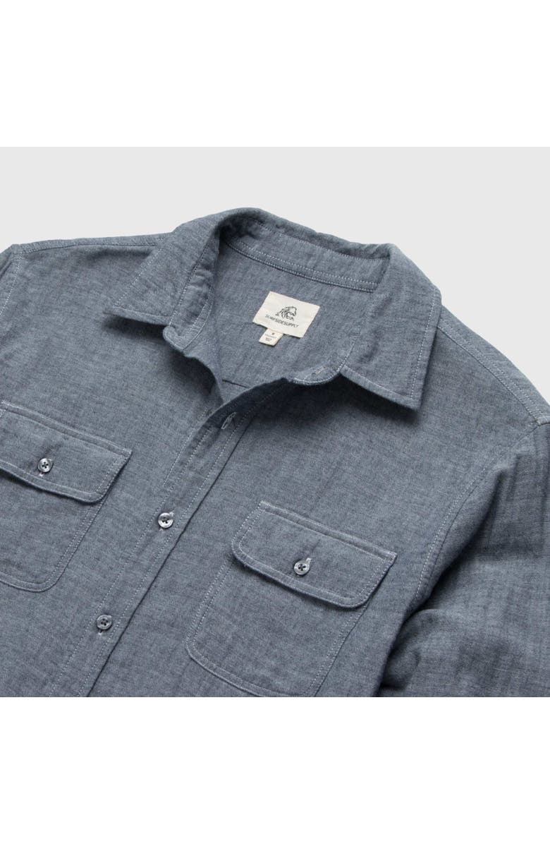 Surfside Supply Co. Zhu Double Gauze Shirt, Alternate, color, Navy
