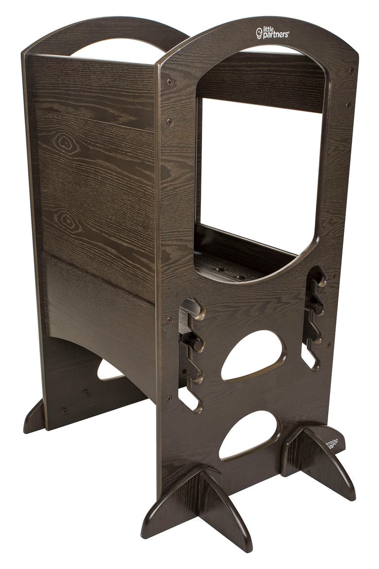 The Learning Tower® Chef Series Toddler Step Stool, Alternate, color, PREMIUM CHARCOAL GREY