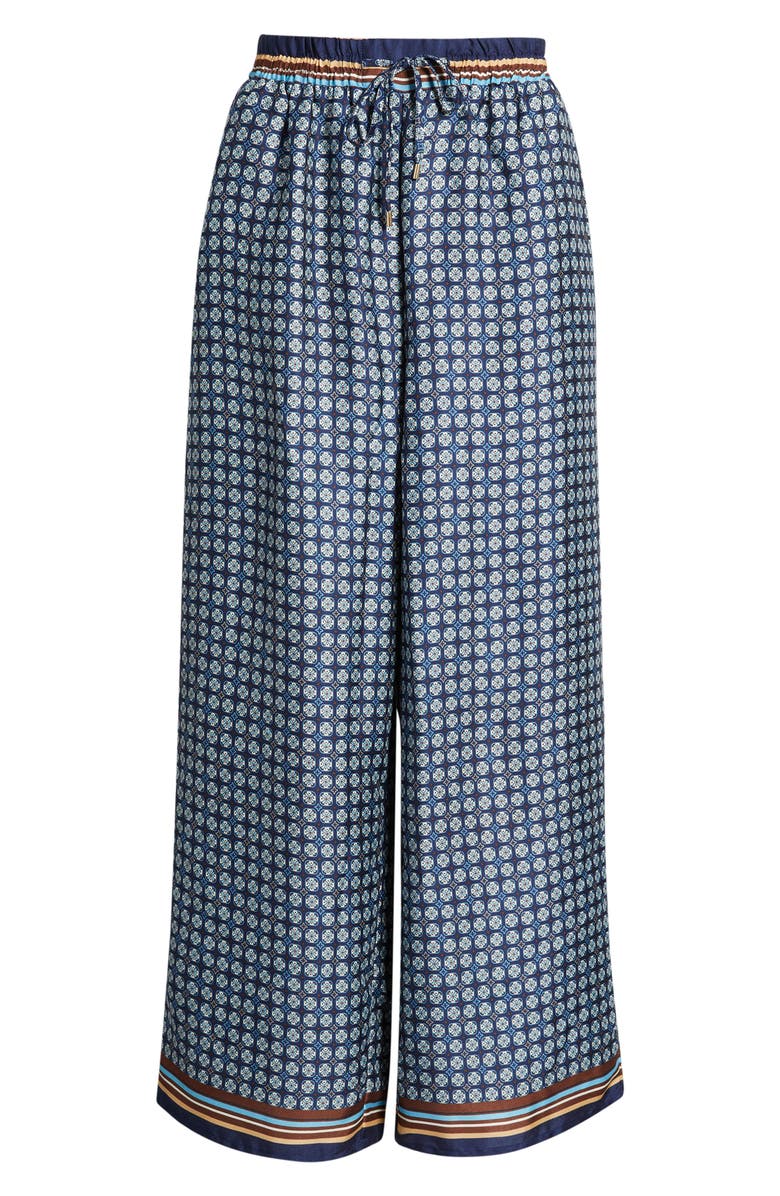 Halogen<sup>®</sup> Relaxed Drawstring Satin Pants, Main, color, Classic Navy