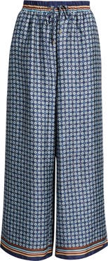 Halogen® Relaxed Drawstring Satin Pants