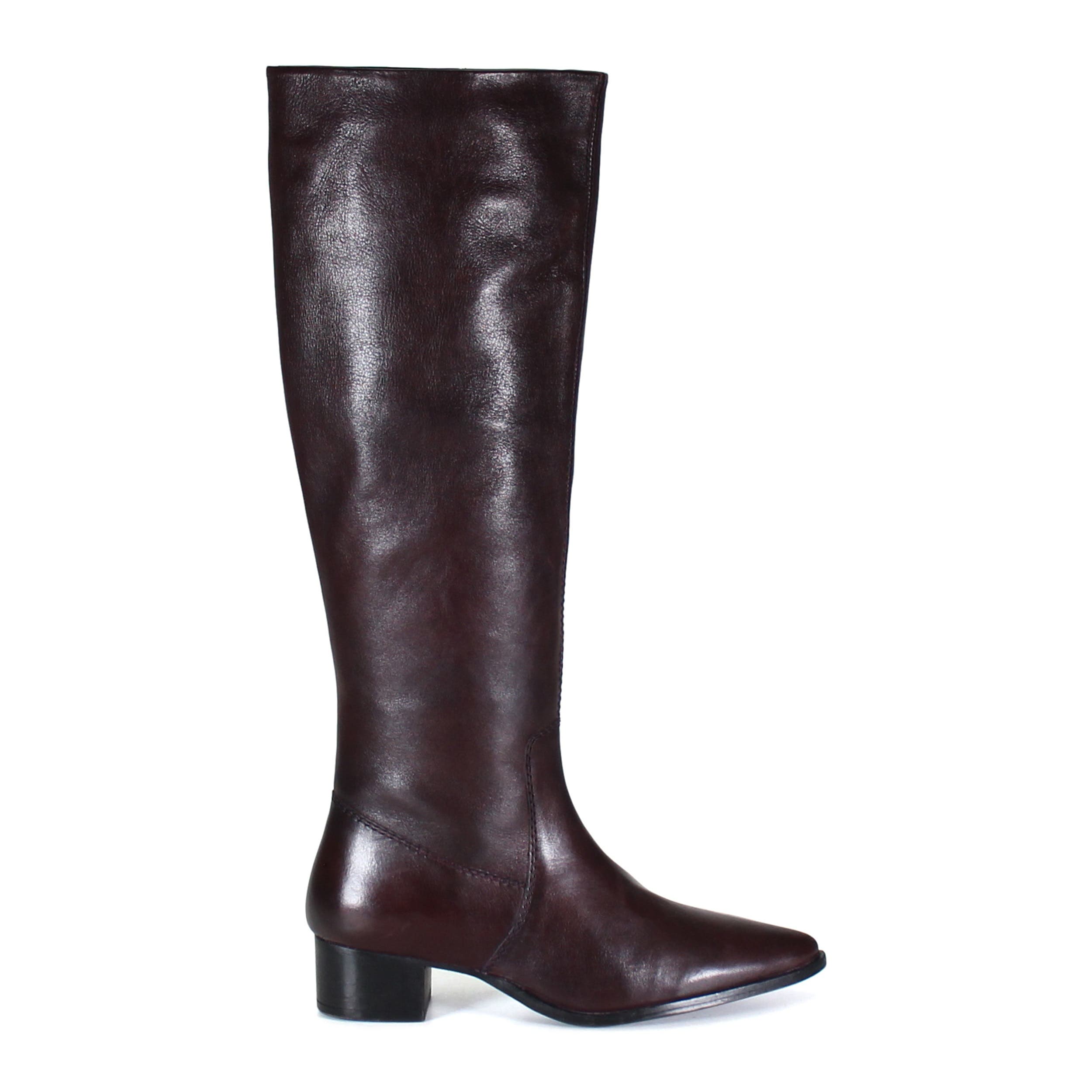 DIG ITAL Leather Sleek Tall Boot, Alternate, color, Deep Cherry