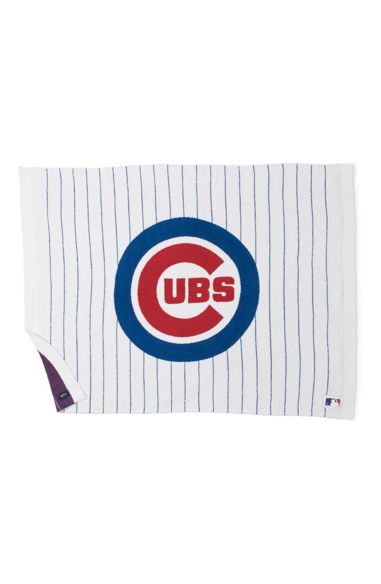 Barefoot Dreams<sup>®</sup> CozyChic<sup>®</sup> Chicago Cubs Throw Blanket, Alternate, color, Cubs Multi