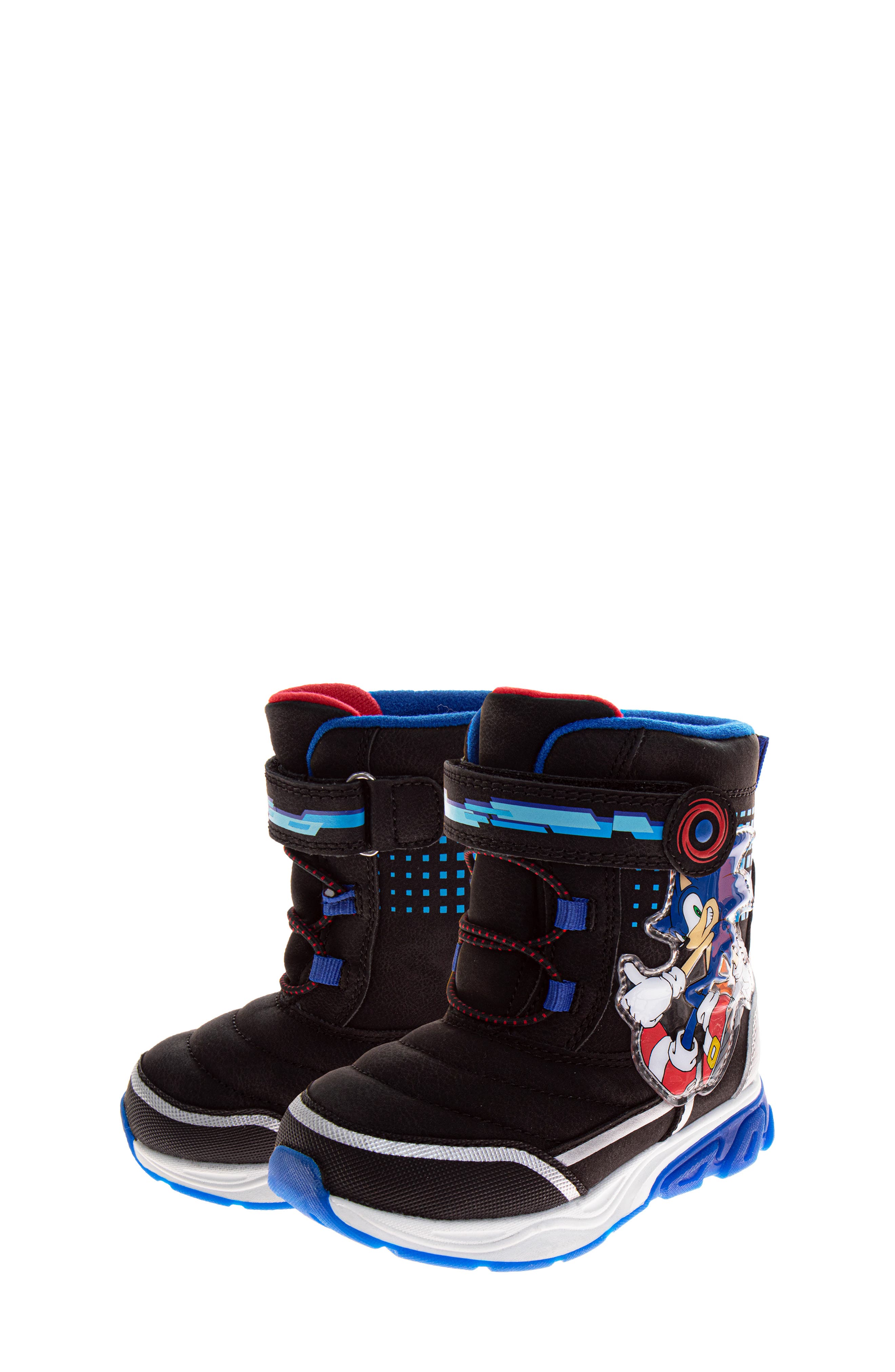 JOSMO Kids' Sonic The Hedgehog Snow Boot, Alternate, color, 