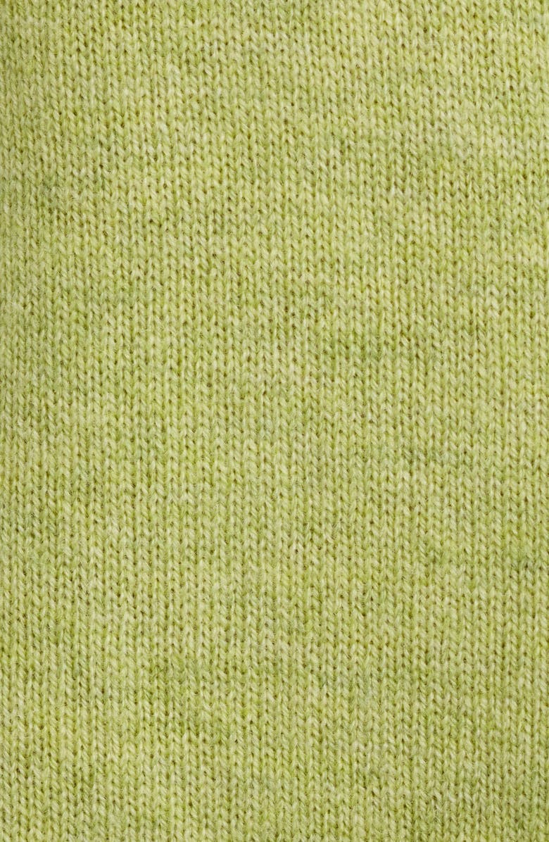 Damson Madder Voula Cable Polo Cardigan, Alternate, color, Lime