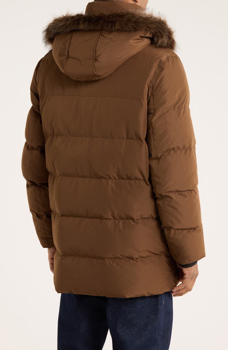 Andrew Marc Gattaca Faux Fur Trim Parka, Alternate, color, Cappuccino
